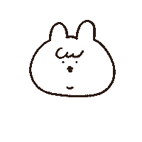 うさぎ 手書き Sticker