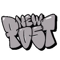 Illustration New Post Sticker