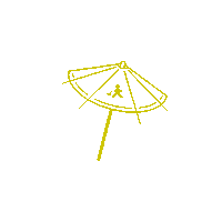 Summer Umbrella Sticker by HANS IM GLÜCK