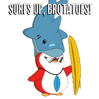Lets Go Penguin Sticker by Pudgy Penguins