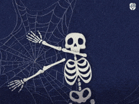 Skeleton Dance Halloween GIF by AmericanGreetings.com