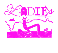 Ladies Night Running Sticker by The Nine Four