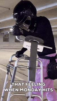 Monday Walking GIF