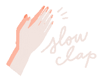 Way To Go Applause Sticker by lovelyluckylife
