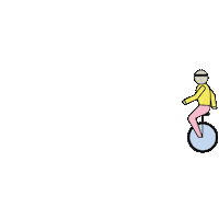 Unicycle Sticker by Helsingborgstad