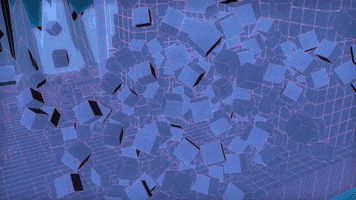 glitch fall GIF by Cassie Shao