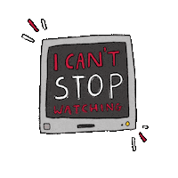 detisdoodles netflix watch quarantine stayhome Sticker