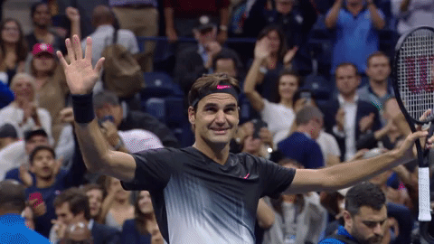 Roger Federer Sport GIF by US Open
