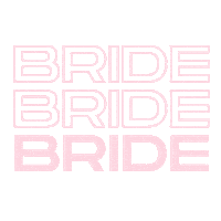Wedding Bride Sticker by Soiree Social Co