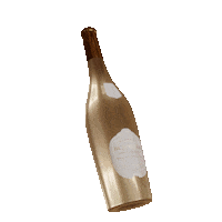 BodvarRose pink cheers wine rose Sticker