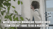 Condeco headache head bang head banging flexible working GIF