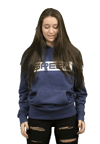 SPEENSTYLE wow what omg hair Sticker