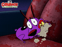 Scared Courage The Cowardly Dog GIF by Cartoon Network