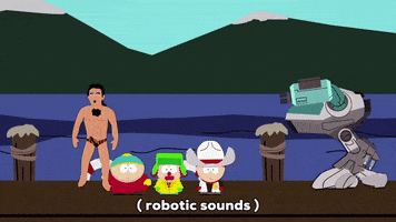 eric cartman robot GIF by South Park 