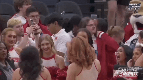 Here I Am Hello GIF by NCAA March Madness