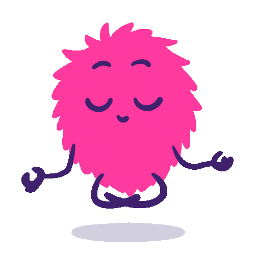 SkritterHQ yoga meditation calm zen Sticker