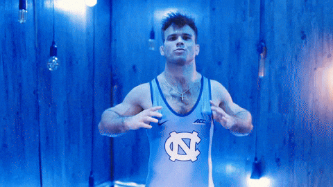 University Of North Carolina Wrestling GIF by UNC Tar Heels