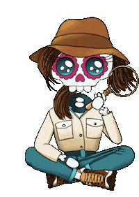 Buscando I See You Sticker by La Catrina Bohemia