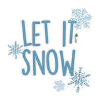 Let It Snow Christmas Sticker by Life In Treetop