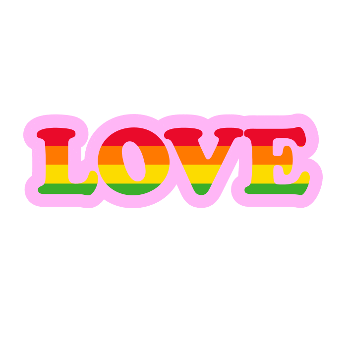 pride parade love Sticker by Victoria's Secret PINK