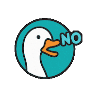 Lecualab no duck pato duck no Sticker