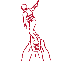 Fun Action Sticker by Hooksieler Skiterrassen