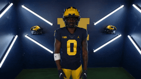 Go Blue College Football GIF by Michigan Athletics