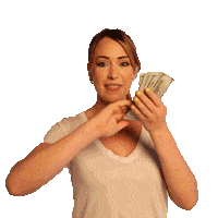 Money Cash Sticker by Gladys Seara