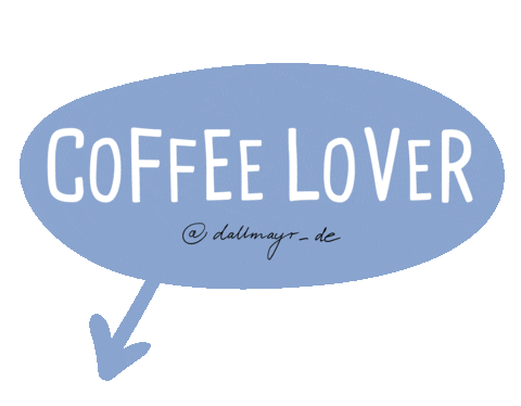 Coffee Lover Sticker by Dallmayr