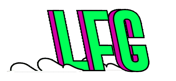 Lets Go Life Sticker