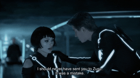 Tron Legacy Mistake GIF by Goldmaster
