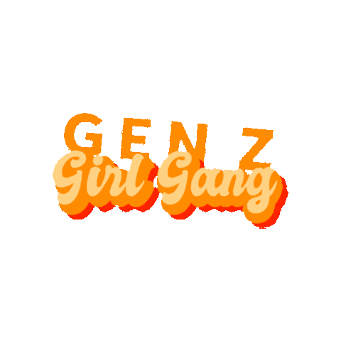 GenZGirlGang community ggg sisterhood girl gang Sticker