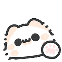 Meow Myaowl Sticker by ACHTUNG