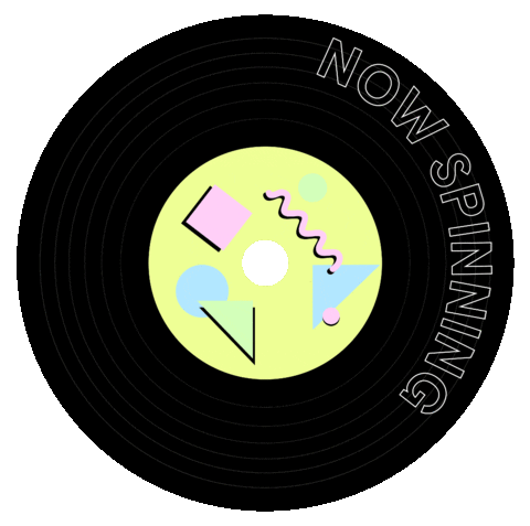 hip hop spinning Sticker