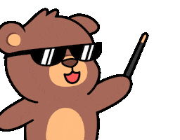 Magic Sunglasses Sticker by BEARISH