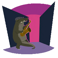 Sunset Jazz Sticker by Bare Tree Media