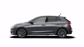 Fabia Graphite Grey GIF by Škoda Global