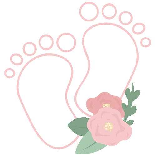 Pink Baby Sticker by Coralie Bien Naître