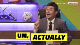 Nerds Um Actually GIF by Dropout.tv