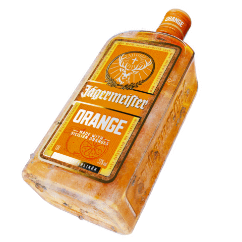 JagermeisterCZSK orange jagermeister jager jagermeistersk Sticker