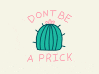 shortcakestudio lettering plant desert cactus GIF