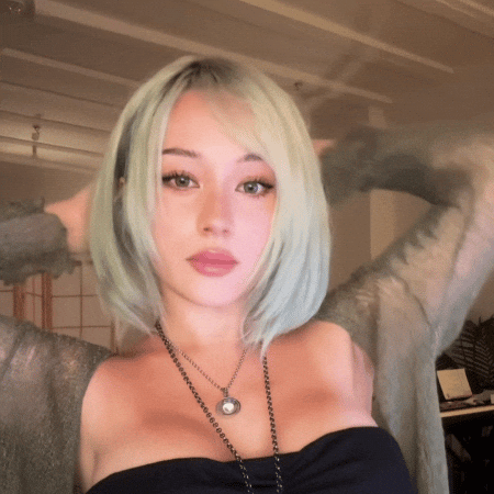 Cute Girl Twitch GIF