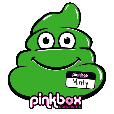Happy Sticker Sticker by pinkboxdoughnuts