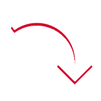 Red Arrow Sticker by von Mende Marketing