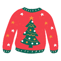 Christmas Sticker by Gea Creations