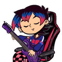 Happy Rock And Roll Sticker