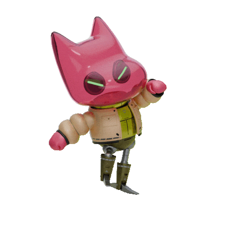 Robot Marching Sticker