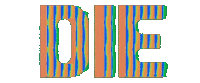 Glitch Die Sticker