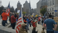 Anti-Lockdown Protesters Rally for Reopening at Pennsylvania Capitol