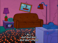 screaming homer simpson GIF